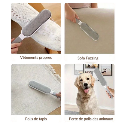 Brosse Anti-Poils FurFree™ - Eliminez les Poils en un seul Geste !